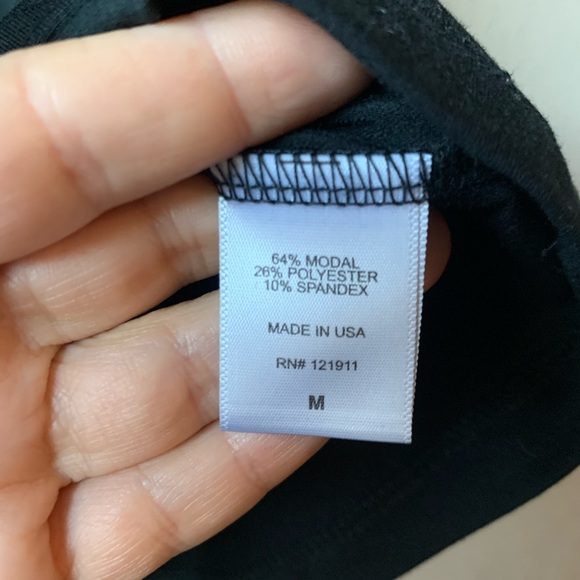 LNA short sleeve black blouse. Size M. - Picture 4 of 6